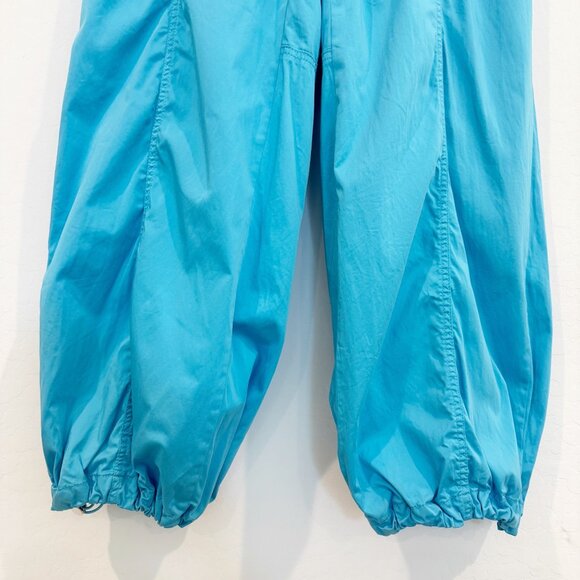 Maeve Clean Balloon Trouser Elastic Waist Cargo Pants Blue Baggy Anthropologie 8 - Picture 5 of 10
